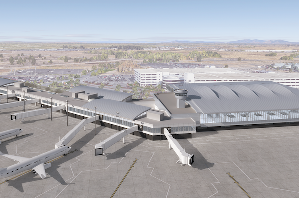 Future Phases- Exterior from airside